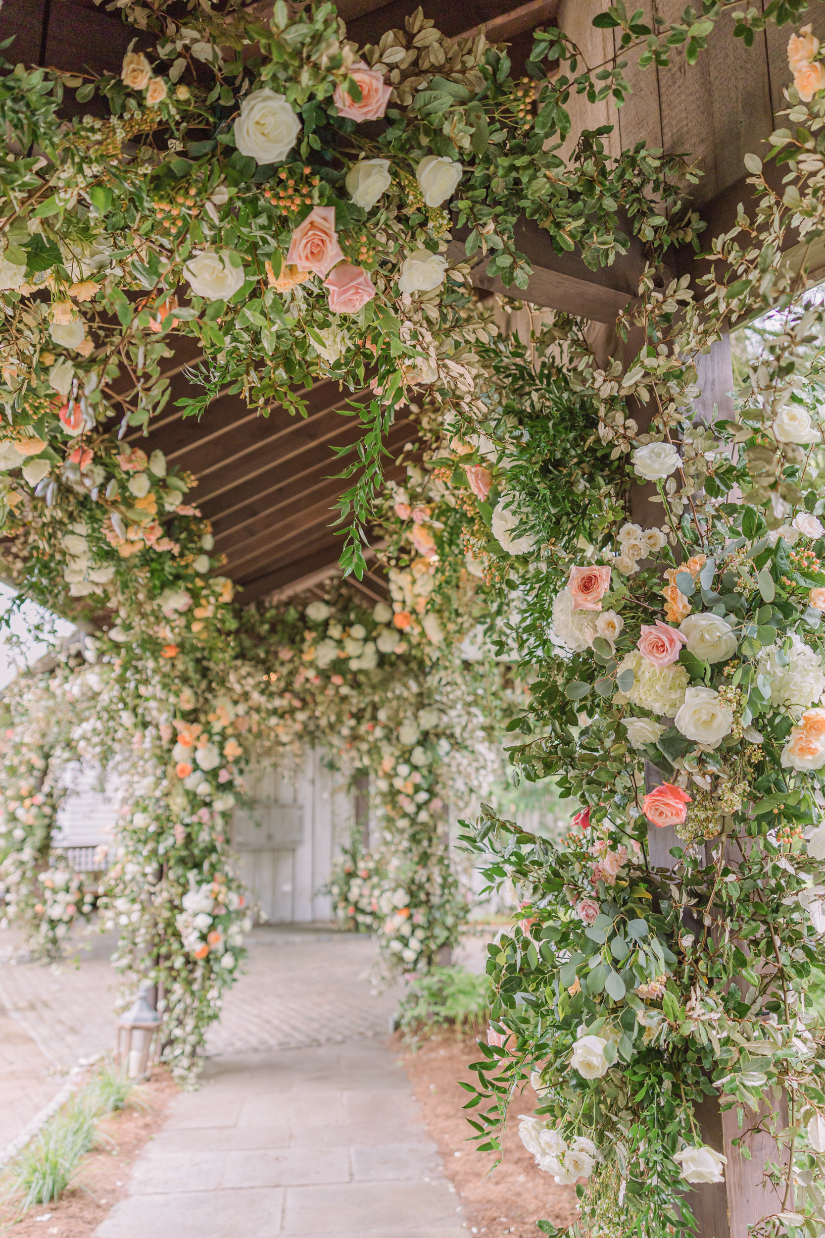 over the top flowers for a high end wedding in connecticut