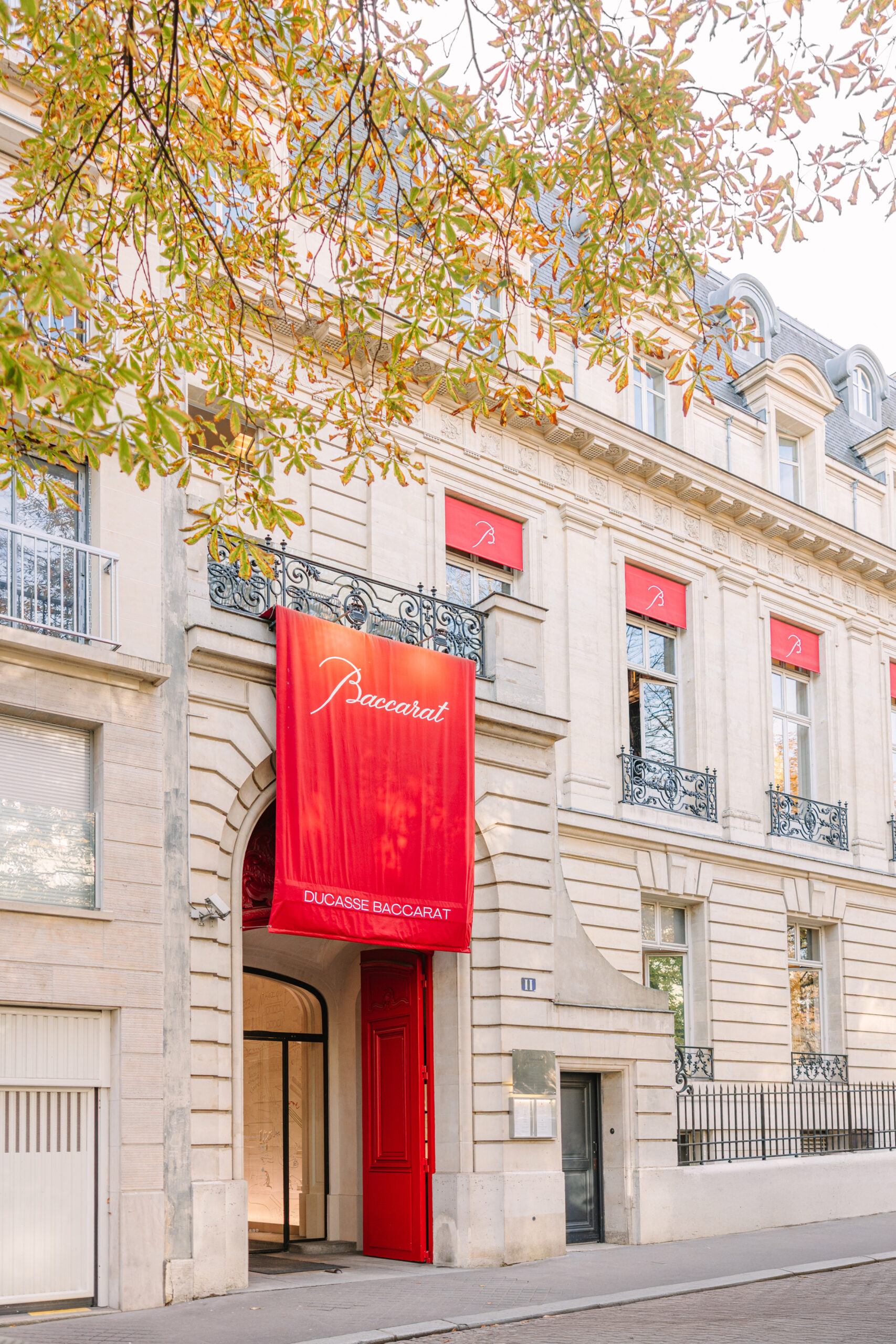 Entrance to Maison Baccarat Paris