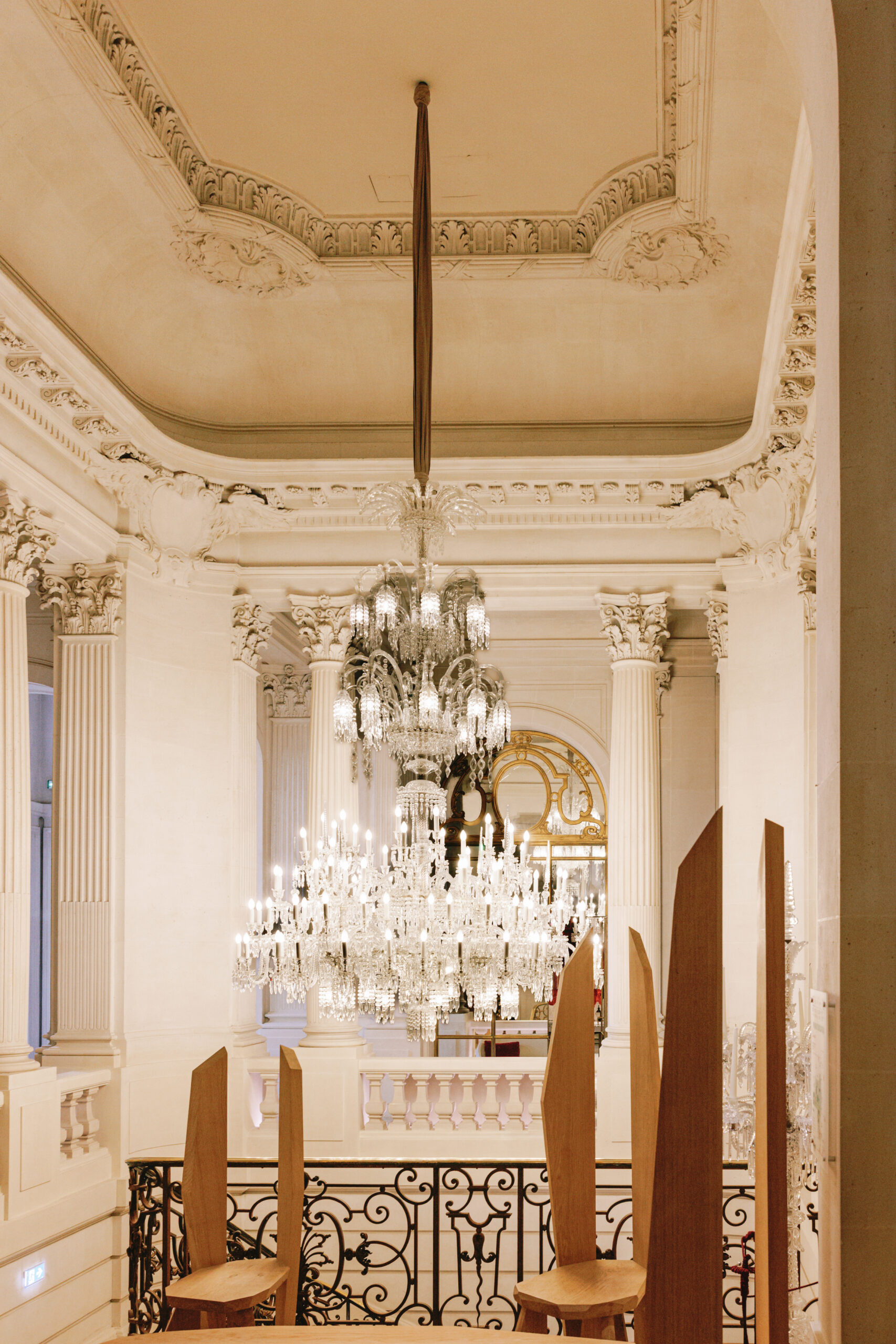 Crystal Chandelier in Maison Baccarat Paris