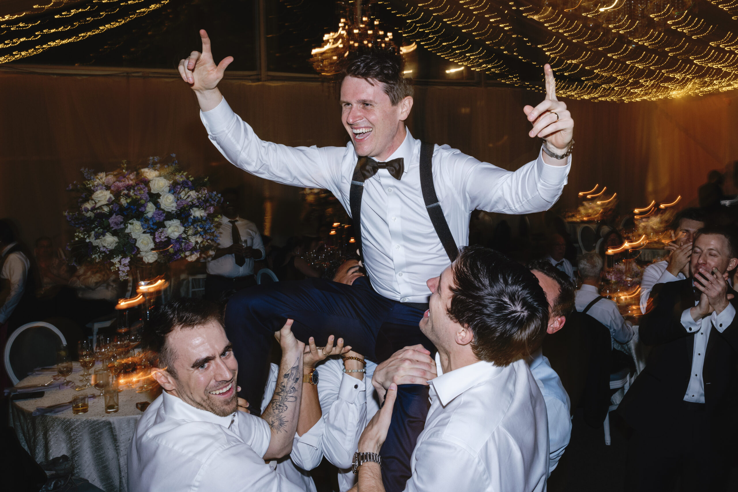 Fun Wedding Reception at Sleepy Hollow Country Club