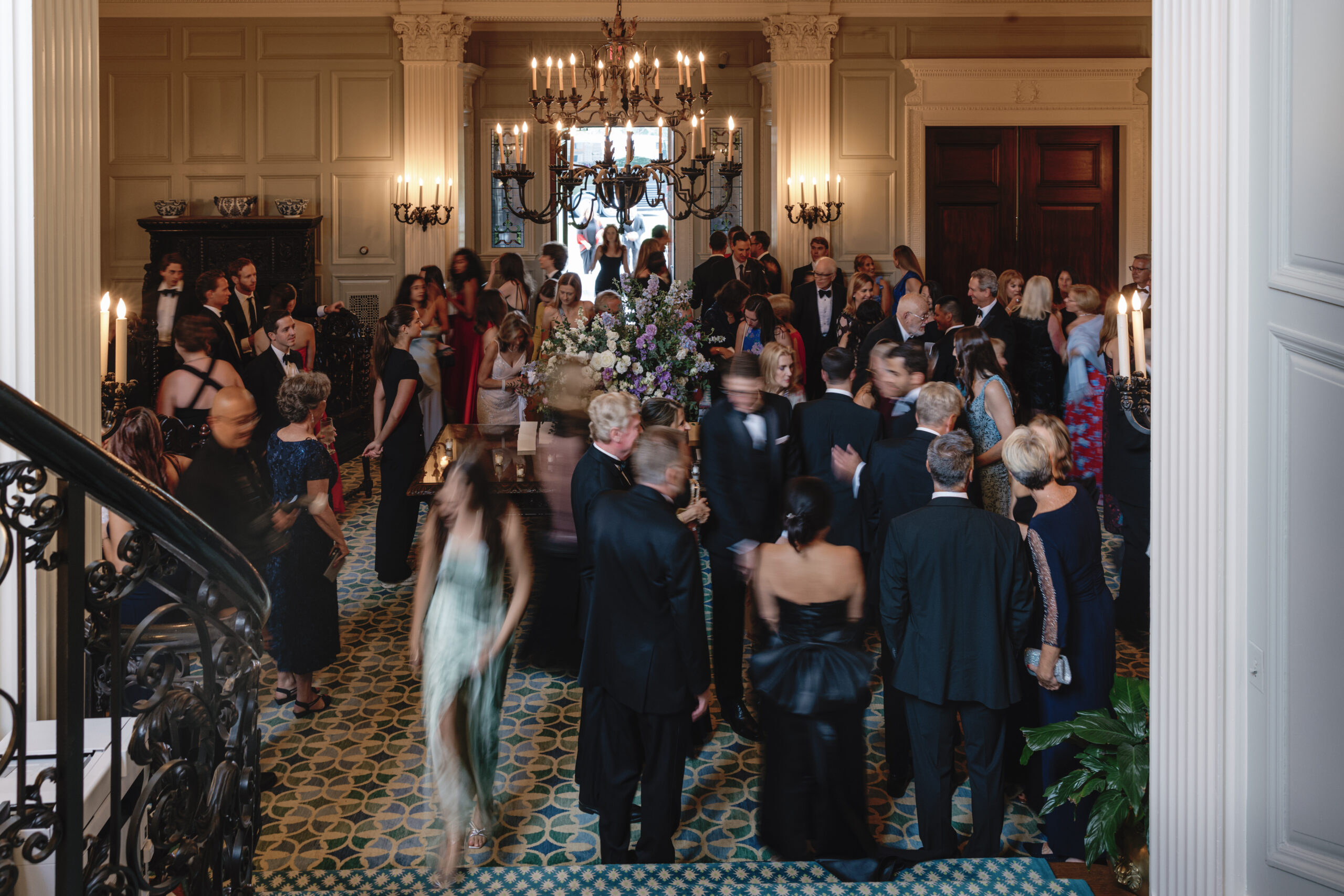 Cocktail Hour at Sleepy Hollow Country Club Wedding