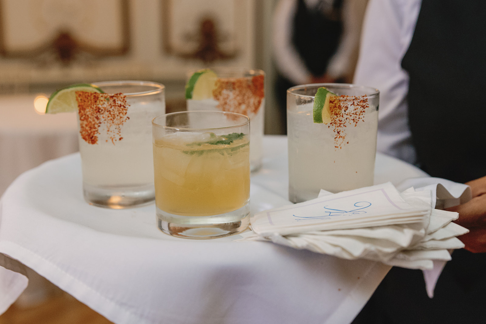 Cocktail Menu for Wedding at Sleepy Hollow Country Club Wedding