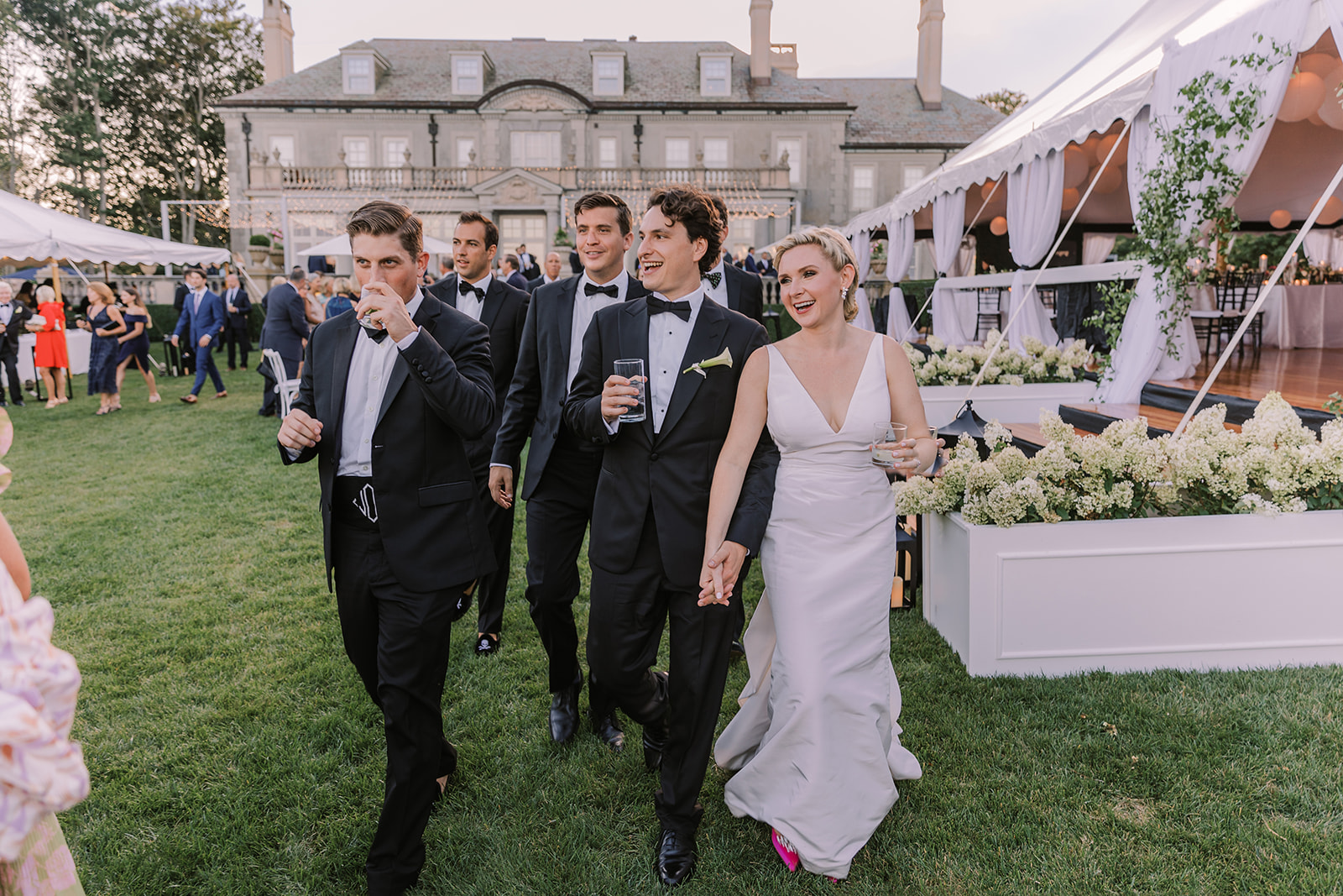 Newport Rhode Island Private Estate Wedding Reception