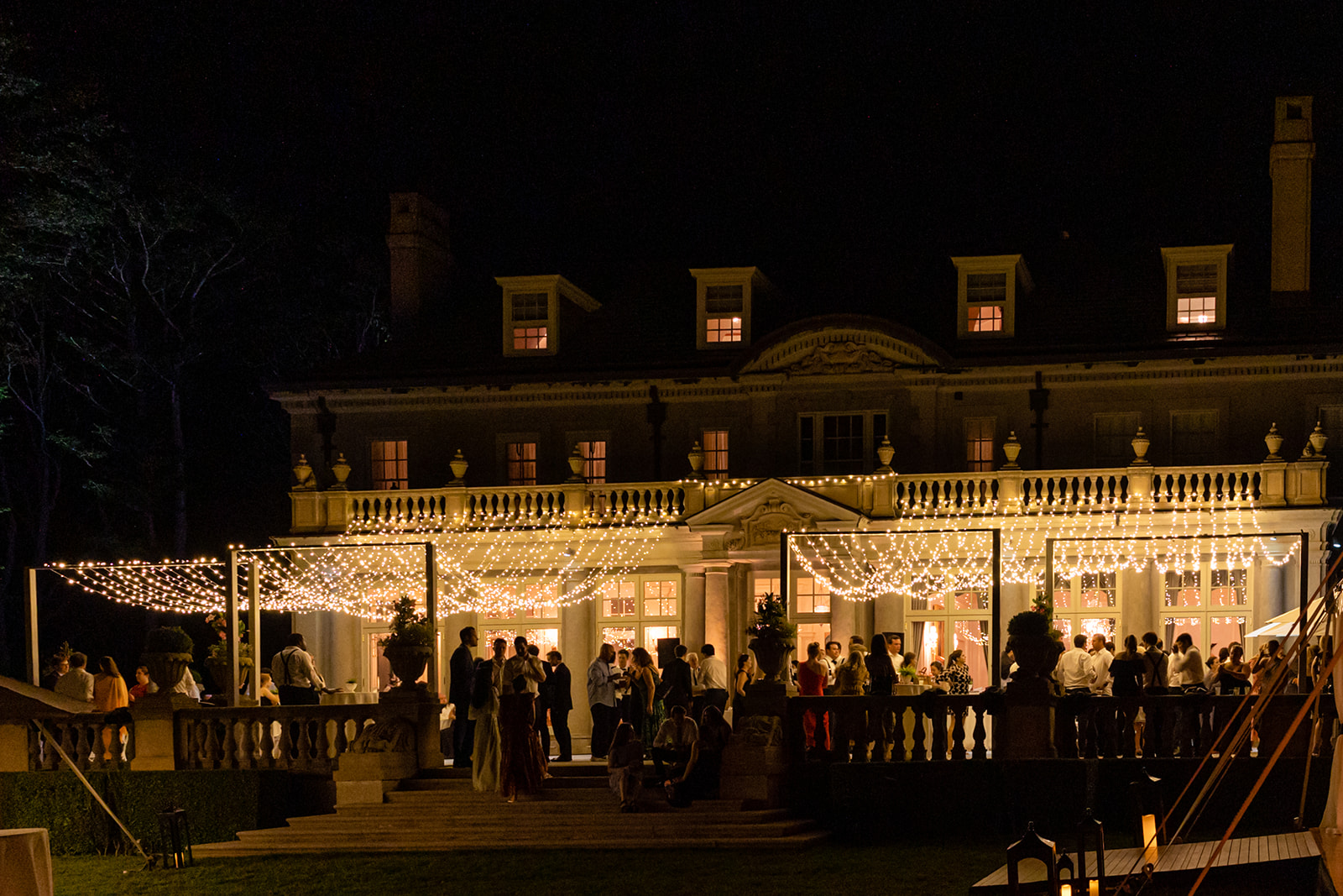 Outdoor Wedding Reception Newport RI at Private Estate