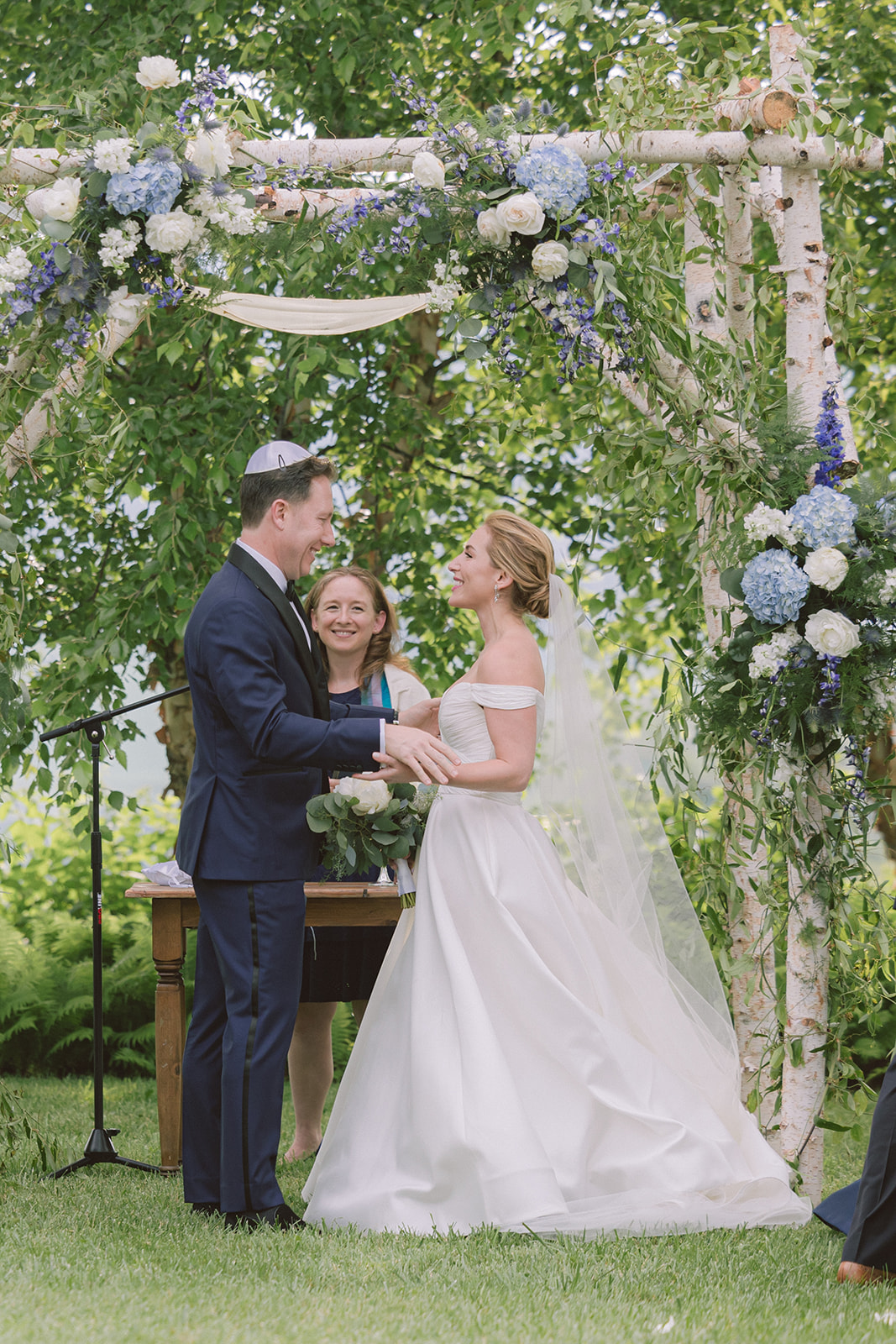 Wedding Ceremony at LionRock Farm