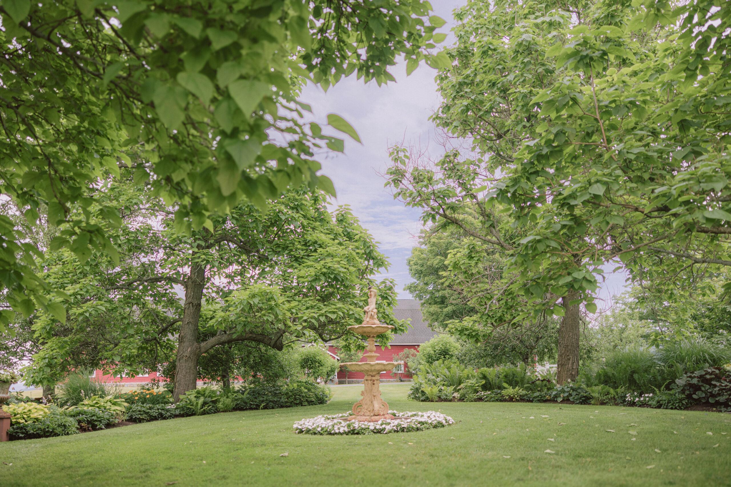 The Center Garden at LionRock Farm