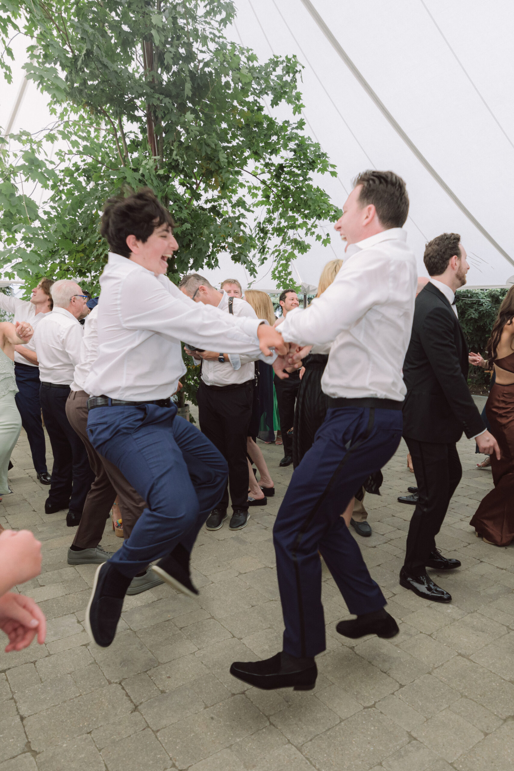 Fun Tented Wedding Reception at LionRock Farm