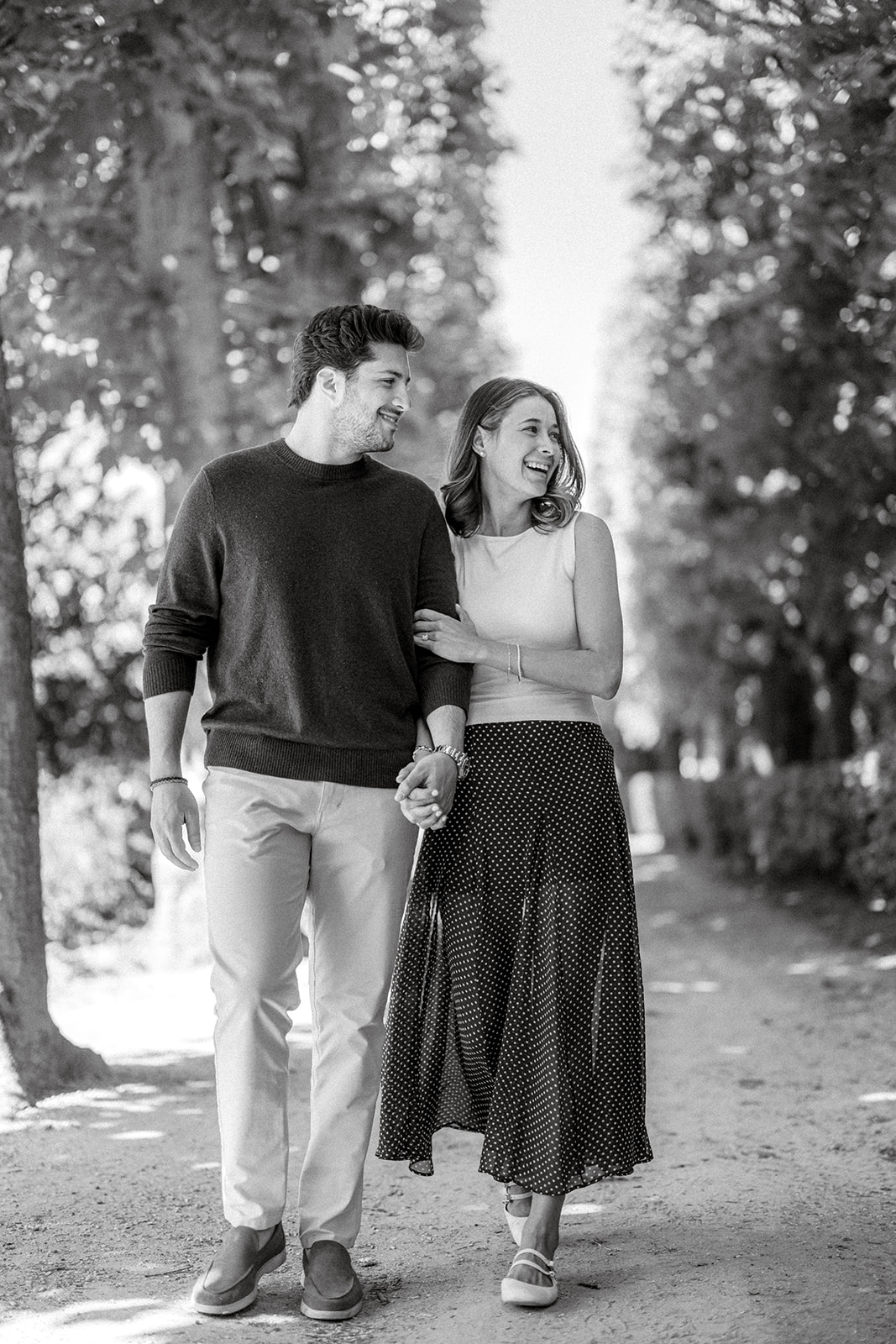 Engagement Photos by Melani Lust Photography at Musée Rodin in Paris