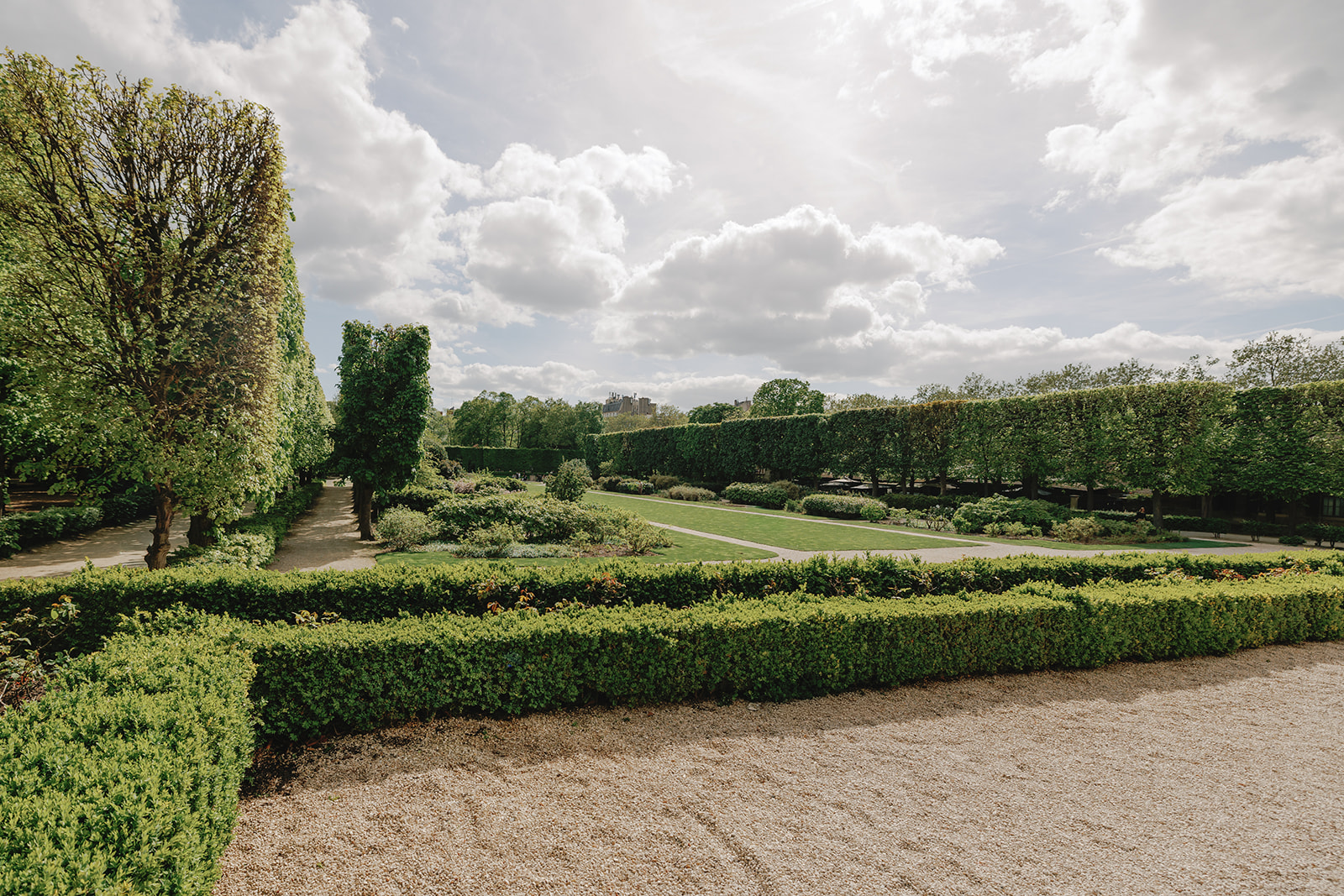 Gardens of Musée Rodin Paris in Spring