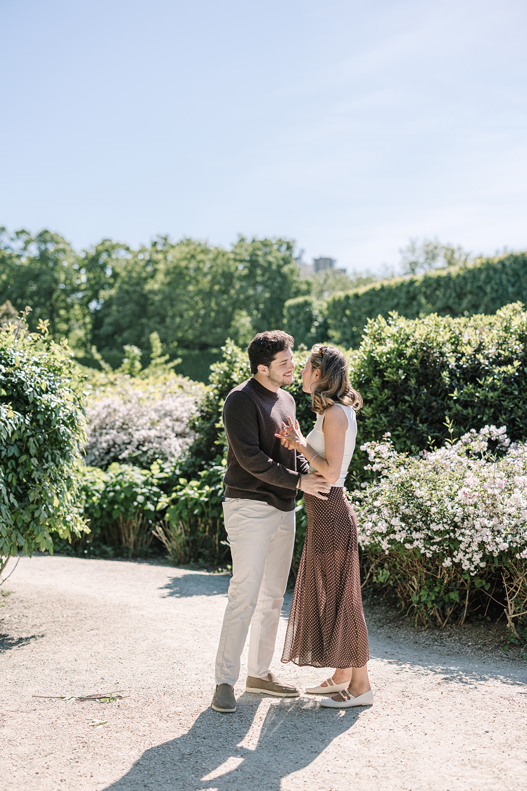 Musée Rodin Paris Proposal in Rose Garden