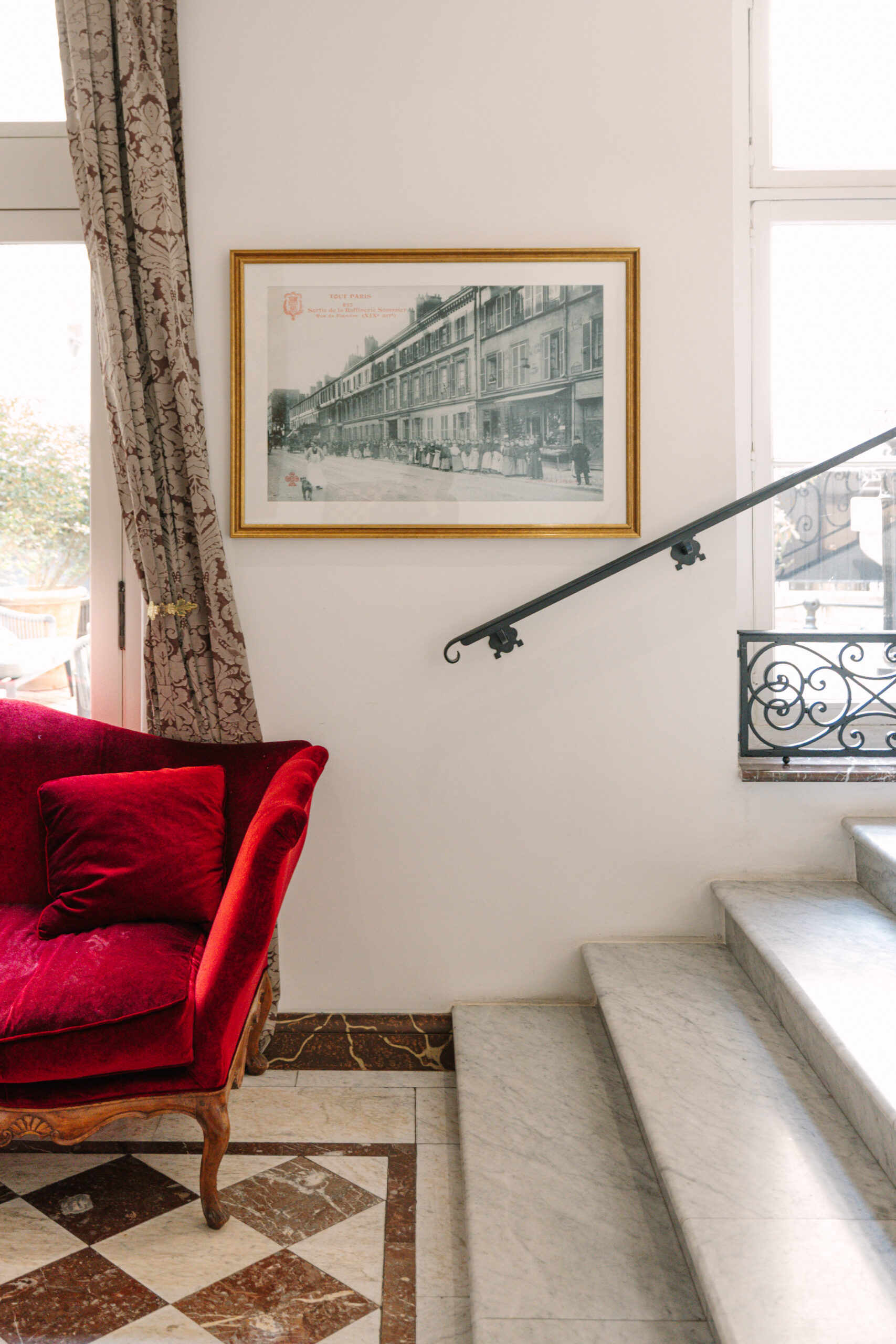 Details and Decor inside Hôtel Alfred Sommier, Paris, boutique hotel in paris