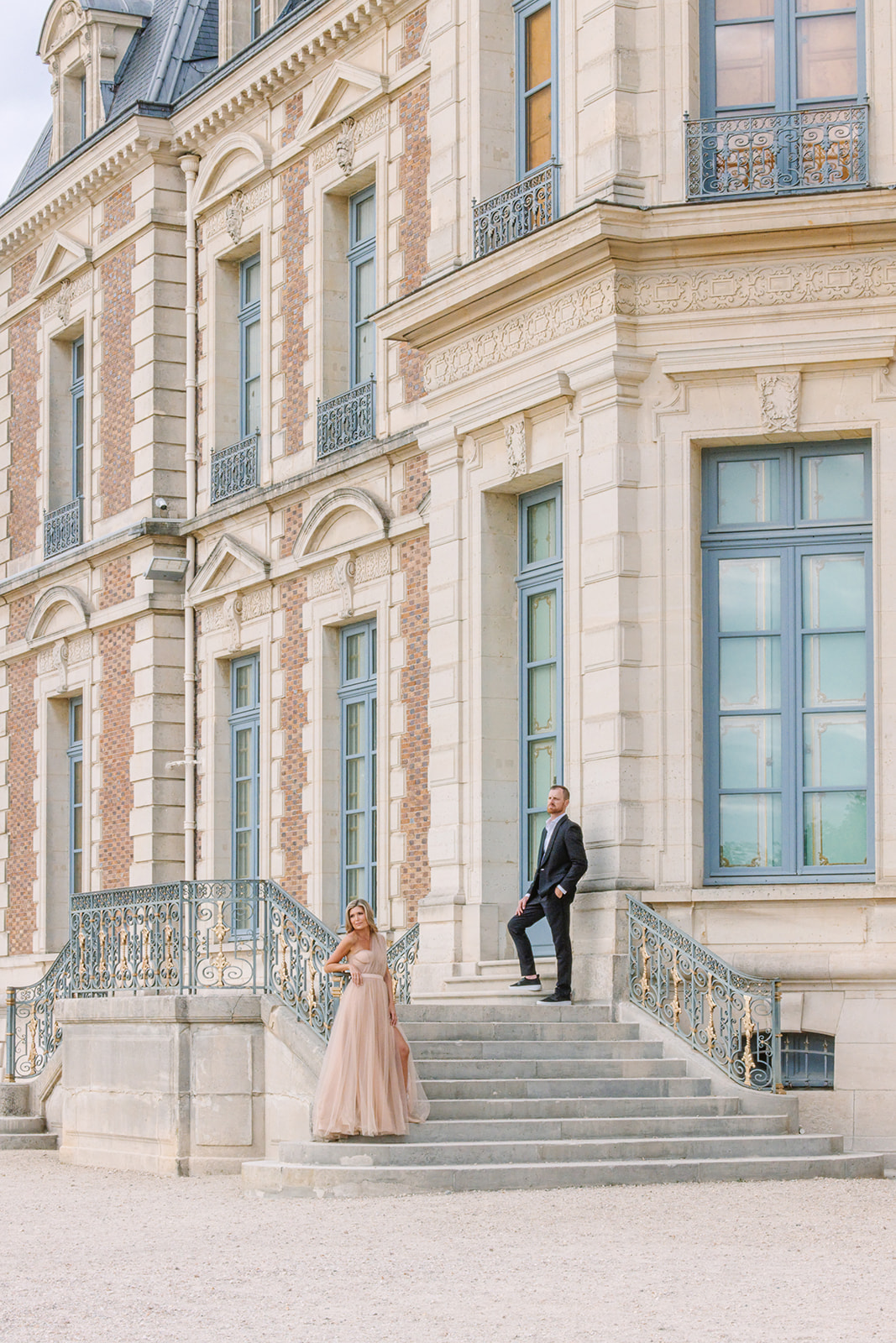 Editorial Engagement Photography Captured at Château de Sceaux, Paris
